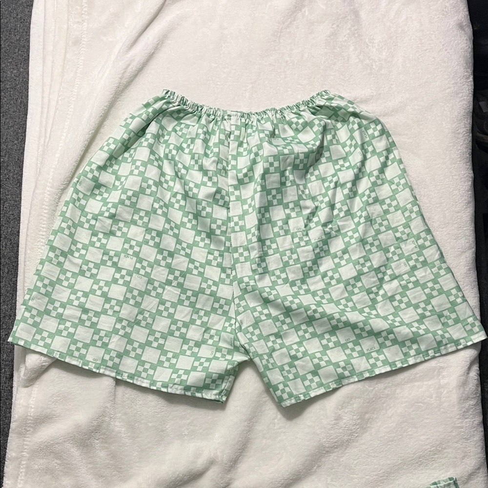 Green Checkered Spa Set - Picture 8 of 8